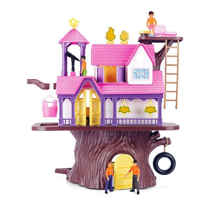 ✨ポッポタンス✨ Casa Na Árvore Completa Brinquedo Infantil Xplast - Casinha de